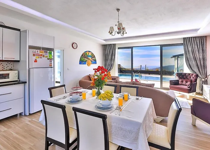 别墅 İslamlar 2 Bedroom Secluded With Private Pool Hot Tub 卡尔坎